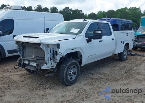 2023 GMC Sierra 2500Hd 2Wd Long Bed Pro из США, поврежденный, VIN 1GD18LE79PF187634